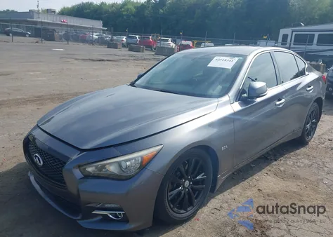 2016 Infiniti Q50 3.0T Premium from USA, damaged, VIN JN1EV7AR5GM343129